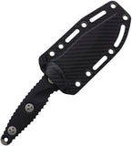 Microtech Socom Alpha Mini Black G10 Partially Serrated Apocalyptic Fixed Blade Knife 113M11AP