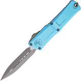 Microtech Automatic Combat Troodon Gen III OTF Knife Turquoise Aluminum Apocalyptic Dagger Blade 114210APTQ