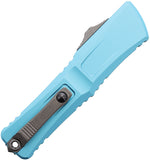 Microtech Automatic Combat Troodon Gen III OTF Knife Turquoise Aluminum Apocalyptic Serrated Blade 114212APTQ