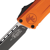 Microtech Automatic Combat Troodon Gen III OTF Knife Orange Aluminum Two-Tone Blade 11431OR