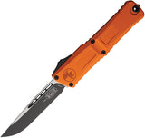 Microtech Automatic Combat Troodon Gen III OTF Knife Orange Aluminum Two-Tone Blade 11431OR