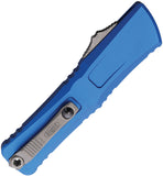 Microtech Automatic Combat Troodon Gen III OTF Knife Blue Aluminum Apocalyptic Tanto Blade 114410APBL
