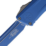 Microtech Automatic Combat Troodon Gen III OTF Knife Blue Cerakote Aluminum Tanto Blade 11441BLC1Z13