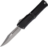 Microtech Automatic Combat Troodon Gen III OTF Knife Black Aluminum Apocalyptic Bowie Blade 114610AP