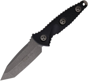 Microtech Socom Alpha Mini Black G10 Apocalyptic Fixed Blade Knife 114M10AP
