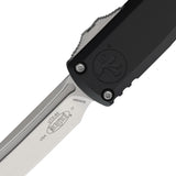 Microtech Automatic UTX-85 Gen IV OTF Knife Black Aluminum Stonewash Tanto Blade 1233410