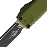 Microtech Automatic UTX-85 Gen IV OTF Knife OD Green Aluminum Two-Tone Tanto Blade 123341OD