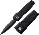 Microtech Automatic Luminary OTF Knife Blackout & SureFire Stiletto Pro II Flashlight 2pc Set 12703DLCTSE1