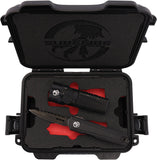 Microtech Automatic Luminary OTF Knife Blackout & SureFire Stiletto Pro II Flashlight 2pc Set 12703DLCTSET