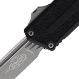 Microtech Automatic Scarab II Gen III OTF Knife Black Aluminum & Traction Apocalyptic Blade 127810AP