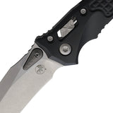 Microtech Amphibian Mini Ram-Lok Black Frag Aluminum Folding M390MK Knife 137MRL10FR