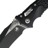 Microtech Amphibian Mini Ram-Lok Black Frag Aluminum Folding Two-Tone M390MK Knife 137MRL1FR
