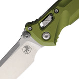 Microtech Socom Delta Ram-Lok OD Green Aluminum Folding Stonewash M390MK Knife 159RL10OD
