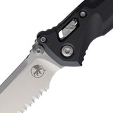 Microtech Socom Delta Ram-Lok Black Aluminum Folding M390MK Serrated Knife 159RL11