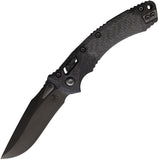 Microtech Amphibian Ram-Lok Fluted Carbon Fiber Folding M390MK Pocket Knife 16076