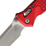 Microtech Socom Ram-Lok Red Frag Aluminum Folding Apocalyptic M390MK Knife 160RL10APFRR