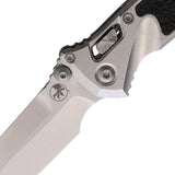 Microtech Socom Marfione Ram-Lok Stonewash Titanium & Traction Folding M390MK Spear Pt Knife 160RL10SMS4