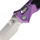 Microtech Socom Marfione Ram-Lok Purple Haze Titanium & Traction Folding M390MK Spear Pt Knife 160RL10SMS6