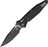 Microtech Socom Ram-Lok Sniper Gray Frag Aluminum Folding M390MK Spear Pt Knife 160RL1FRCSGZ