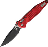 Microtech Socom Ram-Lok Red Frag Aluminum Folding Two-Tone M390MK Knife 160RL1FRRD