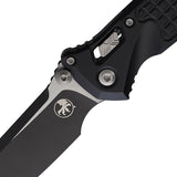 Microtech Socom Ram-Lok Black Frag Aluminum Folding M390MK Spear Pt Knife 160RL1FR