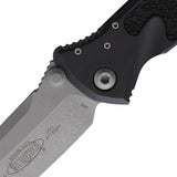Microtech Socom Elite Linerlock Black Aluminum & Traction Folding Apocalyptic Tanto Knife 16110AP
