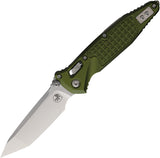 Microtech Socom Ram-Lok OD Green Frag Aluminum Folding Apocalyptic M390MK Tanto Knife 161RL10APFRO