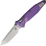 Microtech Socom Marfione Ram-Lok Purple Haze Frag Titanium Folding M390MK Tanto Knife 161RL10FRMS6