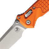 Microtech Socom Ram-Lok Orange Frag Aluminum Folding M390MK Tanto Knife 161RL10FROR