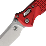 Microtech Socom Ram-Lok Red Frag Aluminum Folding M390MK Tanto Knife 161RL10FRRD