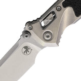 Microtech Socom Marfione Ram-Lok Stonewash Titanium & Traction Folding M390MK Tanto Knife 161RL10MS2