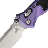 Microtech Socom Marfione Ram-Lok Purple Haze Titanium & Traction Folding M390MK Tanto Knife 161RL10MS6