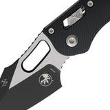 Microtech Stitch Ram-Lok Black Fluted Aluminum Folding Two-Tone M390MK Knife 16248