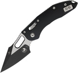 Microtech Stitch Ram-Lok Black Fluted Aluminum Folding Two-Tone M390MK Knife 16248