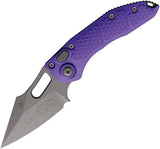 Microtech Automatic Stitch Knife Button Lock Purple Aluminum Apocalyptic Blade 16910APPU