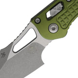 Microtech Mini Stitch Ram-Lok OD Green Frag Aluminum Folding Apocalyptic M390MK Knife 169MRL10APFR