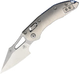 Microtech Mini Stitch Ram-Lock Marfione Stonewashed Titanium Folding M390MK Knife 169MRL10MS2