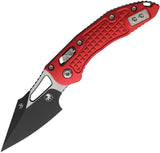 Microtech Mini Stitch Ram-Lok Red Frag Aluminum Folding Two-Tone M390MK Knife 169MRL1FRRD