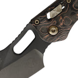 Microtech Stitch Ram-Lok Marfione Livewire Carbon Fiber Folding DLC M390MK Knife 169RL1DLCMS1