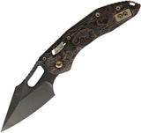 Microtech Stitch Ram-Lok Marfione Livewire Carbon Fiber Folding DLC M390MK Knife 169RL1DLCMS1