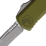 Microtech Automatic Hera II OTF Knife OD Green Aluminum Apocalyptic Recurve Blade 170510APOD