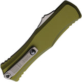 Microtech Automatic Hera II OTF Knife OD Green Aluminum Recurve Blade 170510OD