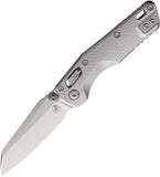 Microtech Standard Issue MSI Mini Marfione Ram-Lok Stonewash Fluted Titanium Folding M390MK Knife 19798