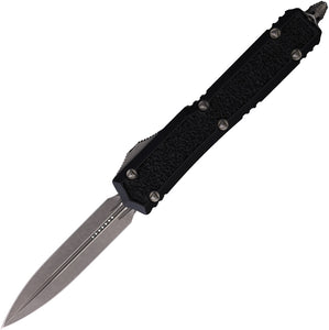 Microtech Automatic Signature Series Makora OTF Knife Black Aluminum & Traction Apocalyptic Blade 20610APS