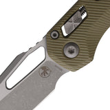 Microtech Standard Issue MSI Ram-Lok OD Green Fluted G10 Folding Bohler M390MK Knife 21010APFLGTO