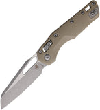 Microtech Standard Issue MSI Ram-Lok Tan Fluted G10 Folding Bohler M390MK Knife 21010APFLGTT