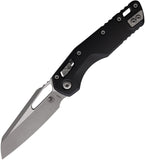 Microtech Standard Issue MSI Ram-Lok Black Fluted Aluminum Folding Apocalyptic M390MK Knife 21010APFL