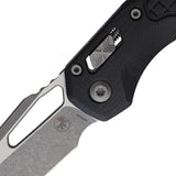 Microtech Standard Issue MSI Ram-Lok Black Frag G10 Folding Apocalyptic M390MK Knife 21010APFRGTB