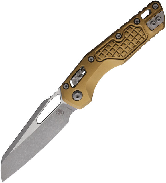 Microtech Standard Issue MSI Ram-Lok Tan Frag Aluminum Folding Bohler M390MK Knife 21010APFRTA