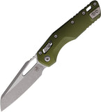 Microtech Standard Issue MSI Ram-Lok OD Green Smooth Aluminum Folding Apocalyptic M390MK Knife 21010APOD